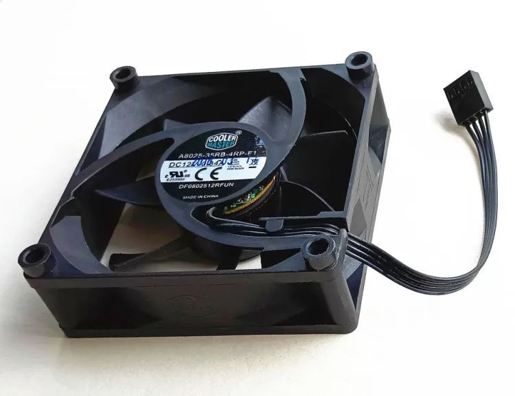New cool DF0802512RFUN 12V 0.34A 8025 4-wire speed regulation silent fan