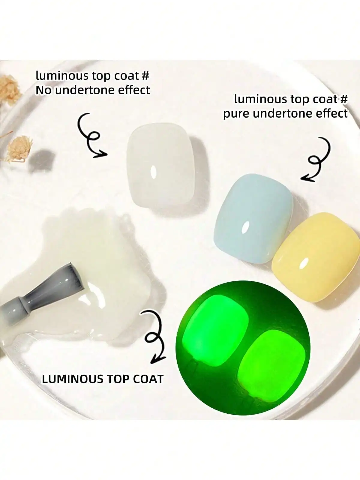 XEIJAYI 15ml Fluorescente Disco Glow Gel Smalto per unghie Neon UV LED Gel per unghie Lucidatura Glow Gel per unghie Disco Gel per unghie Miglioramento