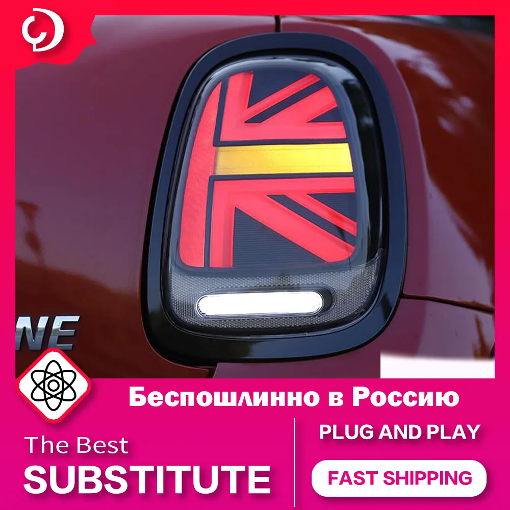 AKD Car Styling Taillights for Mini Cooper F55 F56 F57 2014-2019 LED Taillights DRL Rear Reverse Brake Light Accessories