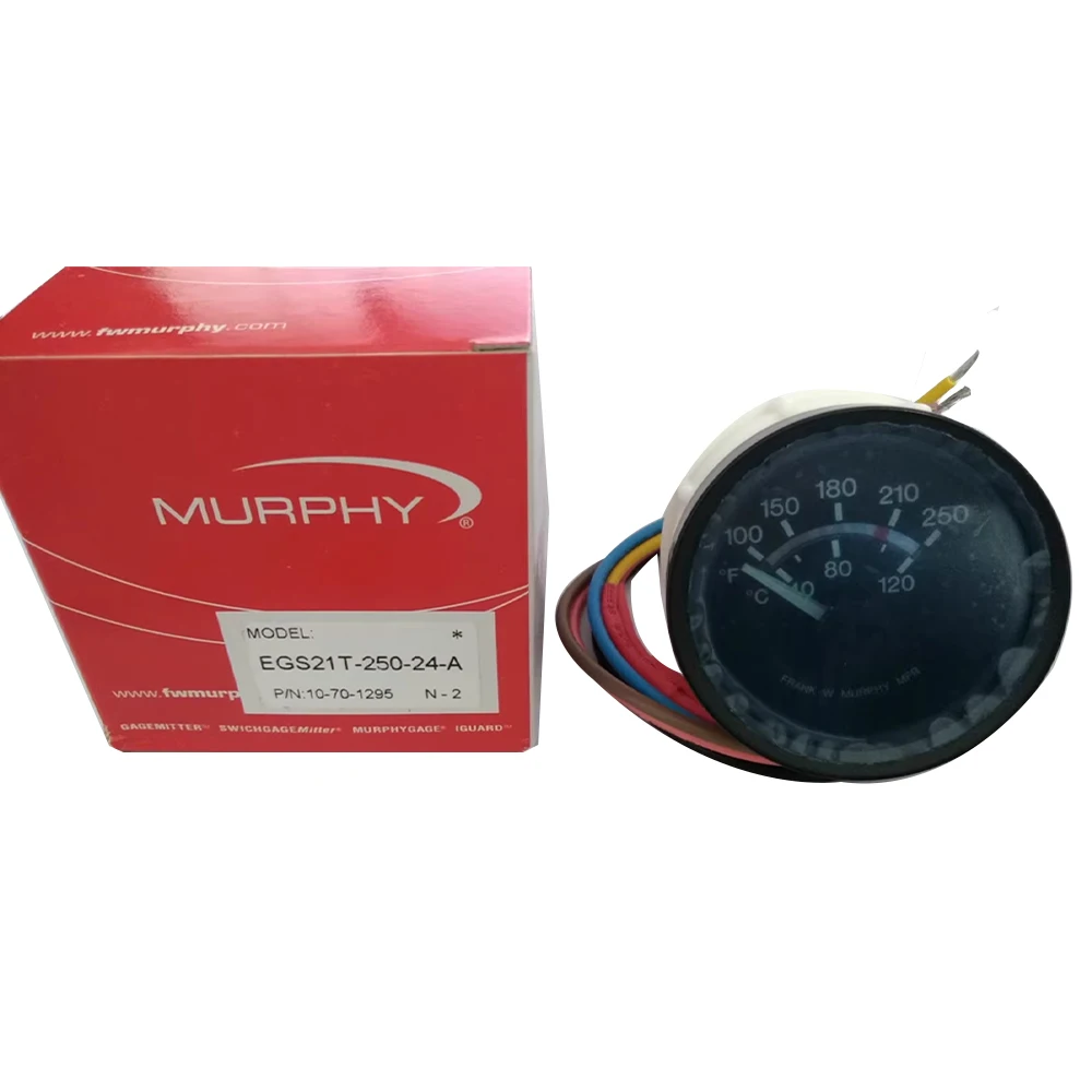 Murphy EGS21T-250-24-A Temperature Swichgage 24VDC Adjustable Setpoint IP54 CE/ISO9001 OEM Fast Ship