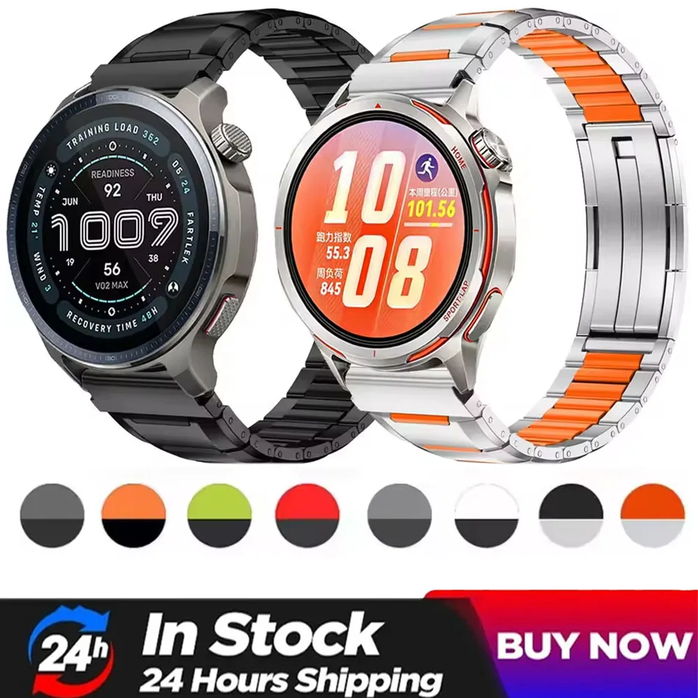 22mm-ステンレス鋼-ラバーバンド-huawei-watch-5-gt6-5-4-3-pro-46mm-runner-2-通気性ブレスレット-amazfit-active-max-balance-2-用