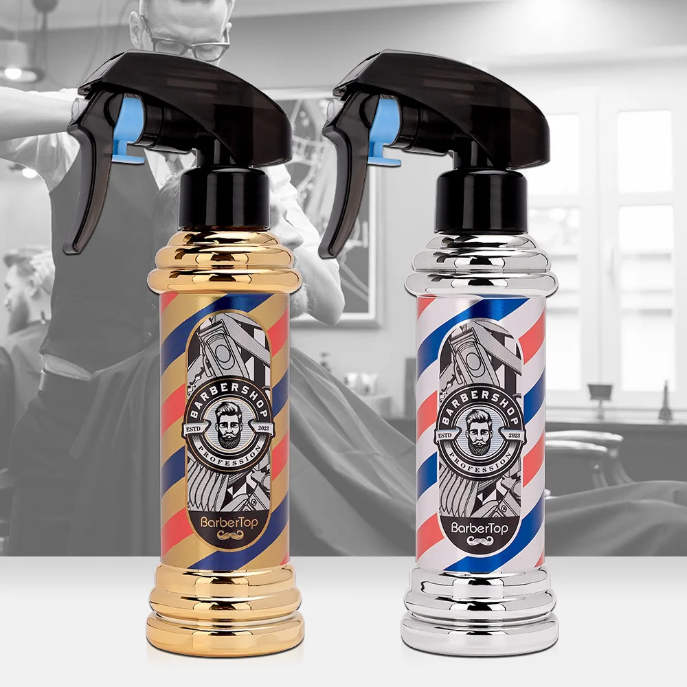 300ml Hair Mister Spray Bottle Barber Atomizer Continuous Mist Spray Bottle Hairdresser Hairspray Barber Water Hair Spary Sprey