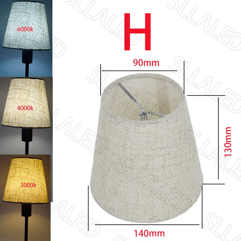 Fabric Lampshades Wall lamp Cloth Translucent Modern Home Bedside Desk Lighting Cover Tulips For Table Lamp