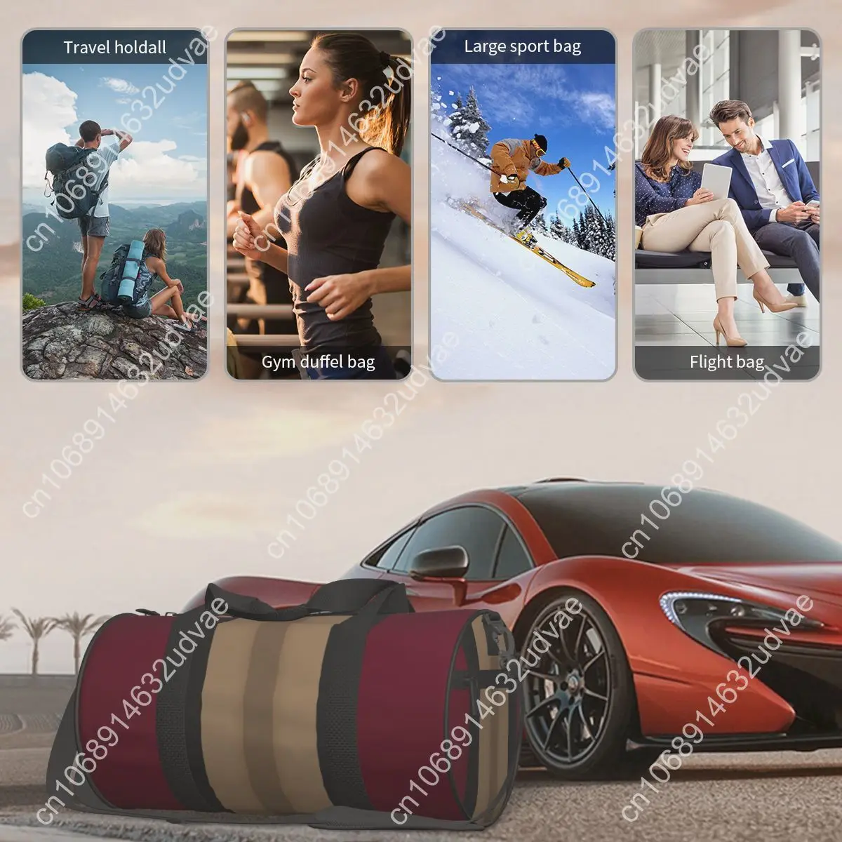 Gym Bag Sennins Scroll Anime Sports Bag Gym Accessories Cool Fashion Men's Outdoor Design Handbag Graphic Travel Fitness Bag