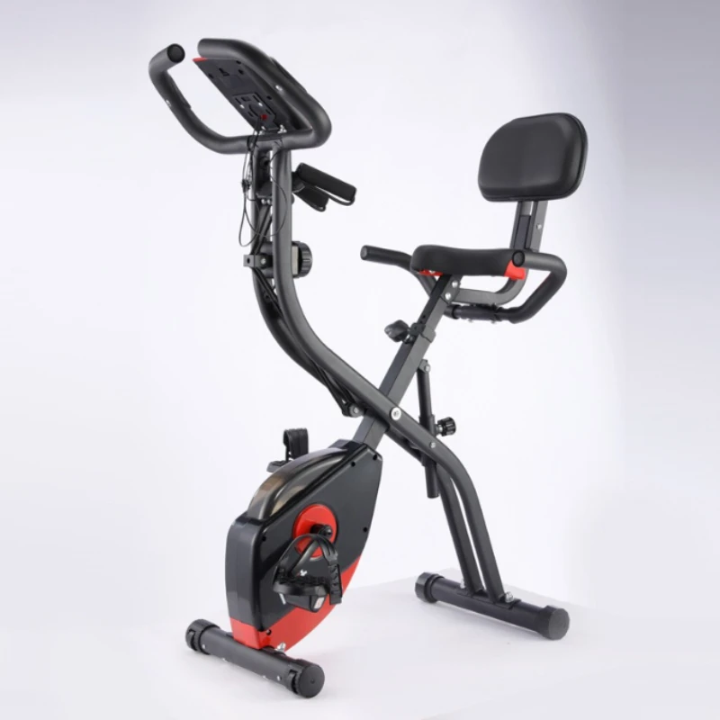 

Home Indoor Exercise Bike Upright Exercise Bike for Weight Loss Multifunctional Foldable Magnetic Resistance Exercise Bike