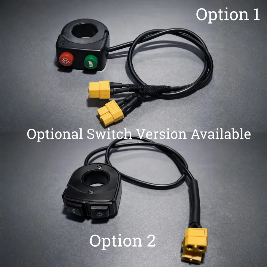 2026 Baja Light Dual Color LED Headlight Kit Battery Operated With Loud Horn for Universal E-Bike Bicycle