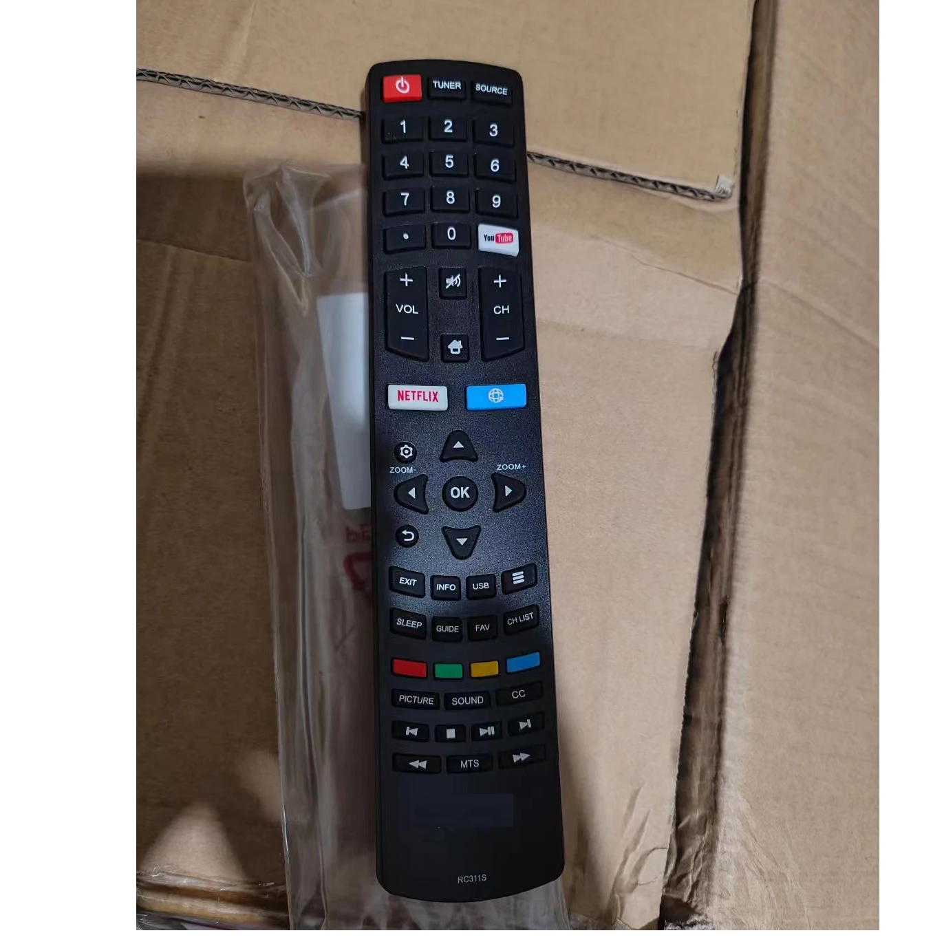 RC311S Replace Remote Control for JVC TV 55D1600 55D1202 55D1620 55D1680 55D6080