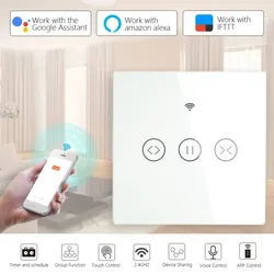 Tuya Wall Smart Life APP WiFi dimmer switch Smart light touch switch dimming Alexa Google Home dimmable US EU Alexa Google Home
