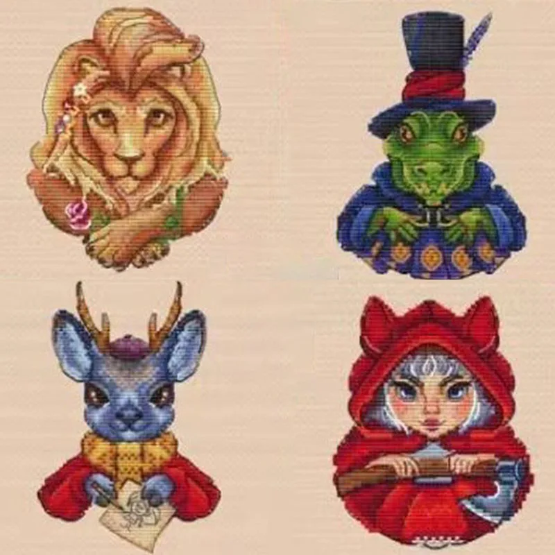 942, Kreuzstich-Set, Sets für Stickerei, Kreuzstich, Kreuzstich, komplettes Kit, Stich-Kreuzstich-Set, Nadel, Kunst und Handwerk, DIY