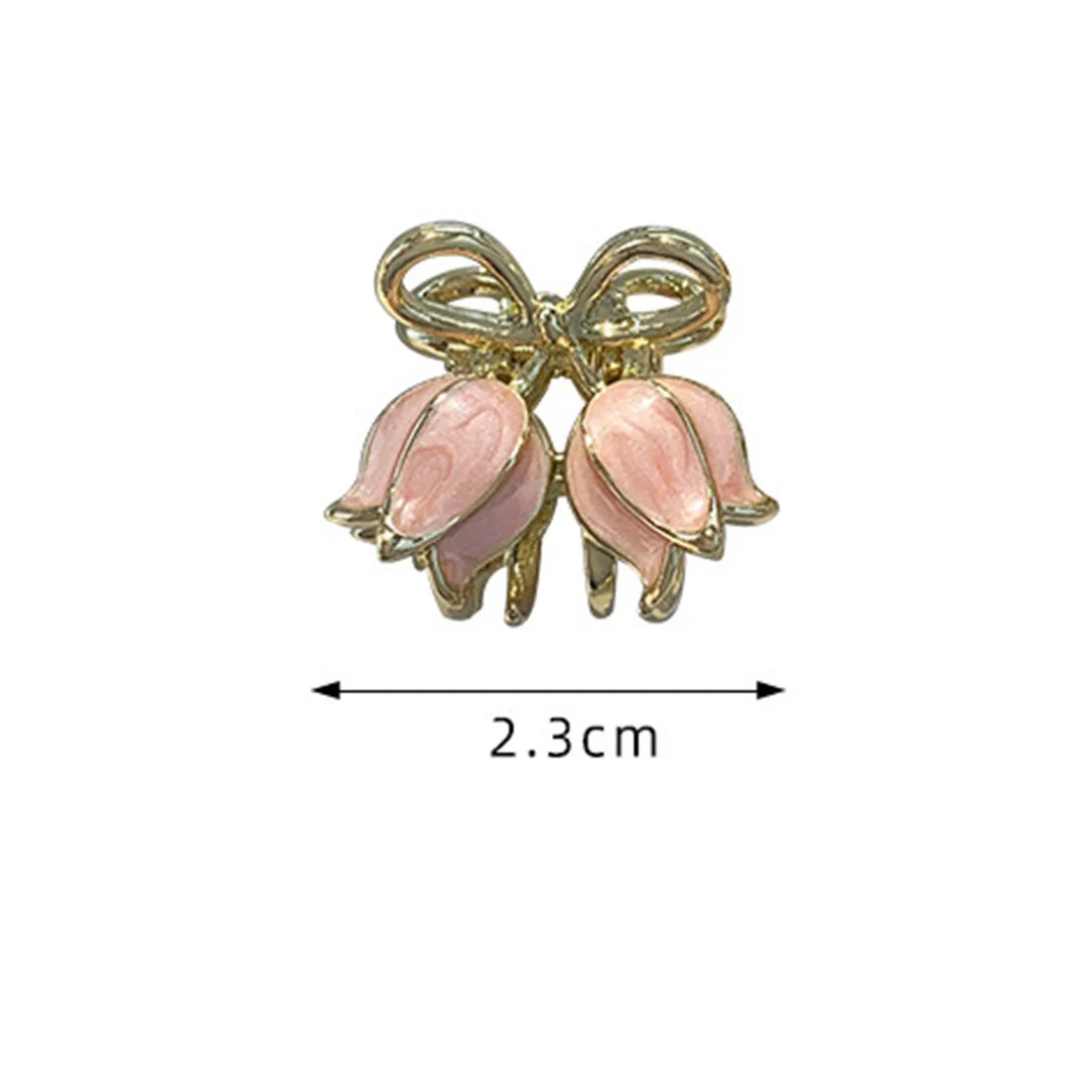 Mini Flower Hair Clip Headdress Tulip Hair Clip Female Headwear Small Hair Catch Bangs Top Clip Hairpin Shark Clip Claw