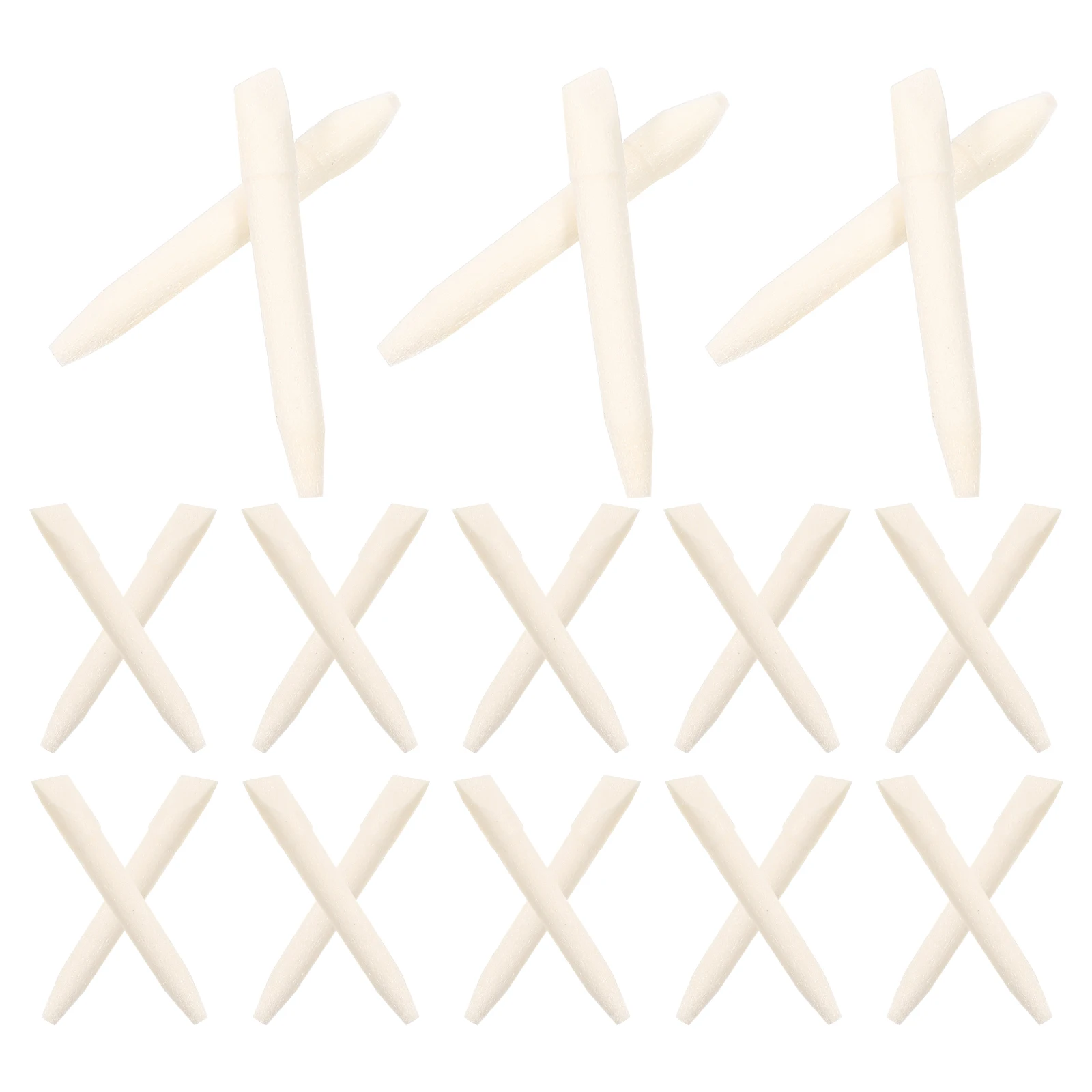 

50pcs Replacement Paint Pen Points Marker Nibs 23x4 45mm Universal Refill Tips for Oil Pens School Supplies White