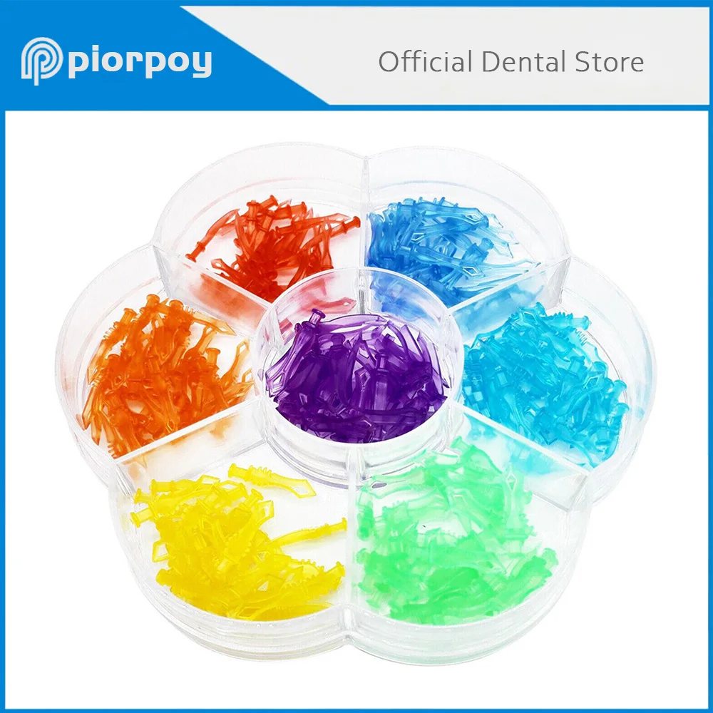 PIORPOY Dental Diamond Wedges Autoclave Plastic Disposable Dentistry Interdental Composite Tooth Gap Restoration Materials