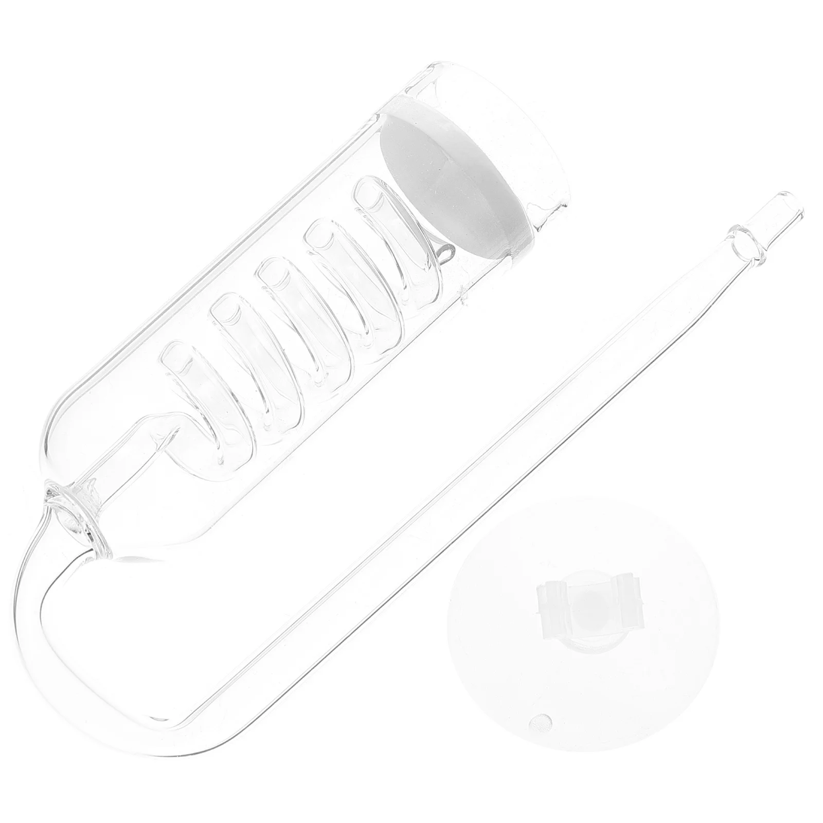 

1Set Aquarium Co2 Diffuser Glass Material Safe Durable Hydrophytes Easy Installation Suction Cup Fish Tank