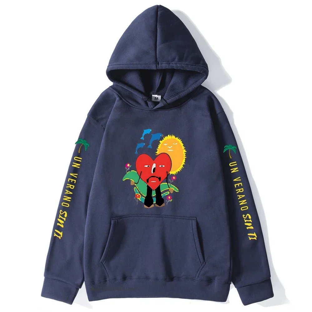 موضة باد الأرنب هوديس UN VERANO SIN TI الرسومات بلوزات للجنسين الهيب هوب ملابس النساء هودي الرجال الشتاء الصوف البلوفرات #1