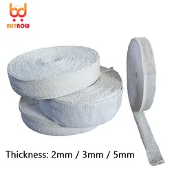 1M 5M 10M 30M Lenght Ceramic fiber belt fireproof refractory heat insulation winding ship exhaust pipe chimney insulation cloth