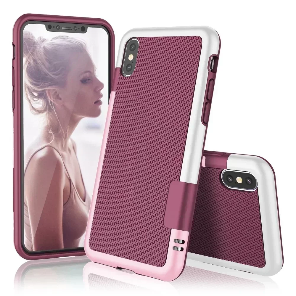 Slim Hybrid Anti-slip Shockproof Phone Case for iphone 12 11 Pro X XS MAX Mini XR Soft Silicone Cover For iPhone 7 8 6 S 6S Plus