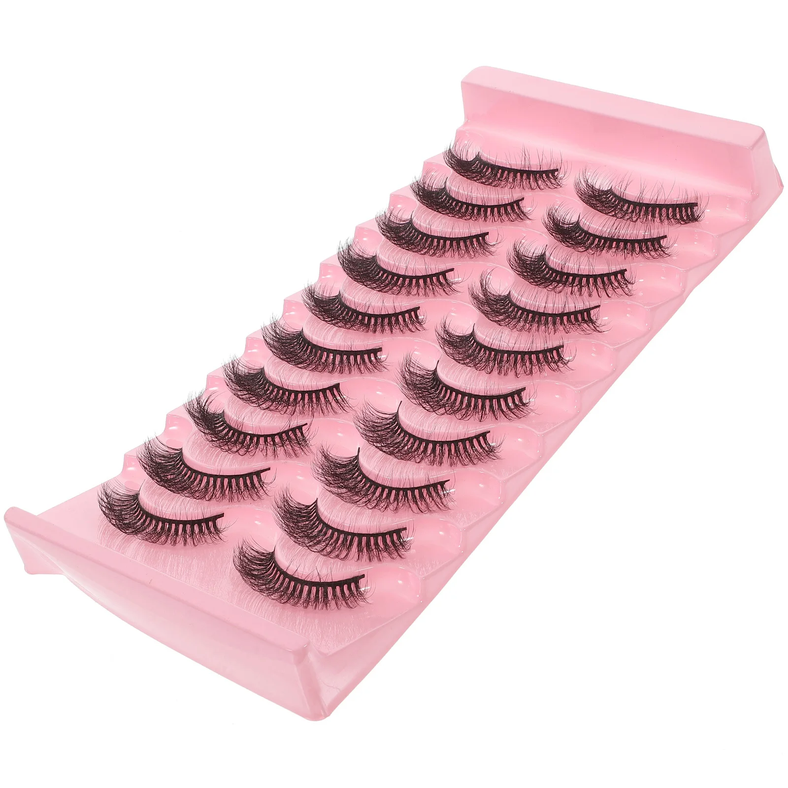 

10Pairs Full False Eyelashes Natural Lashes Women Makeup Accessories Eyelash Extensions Classic Design False Eyelashes