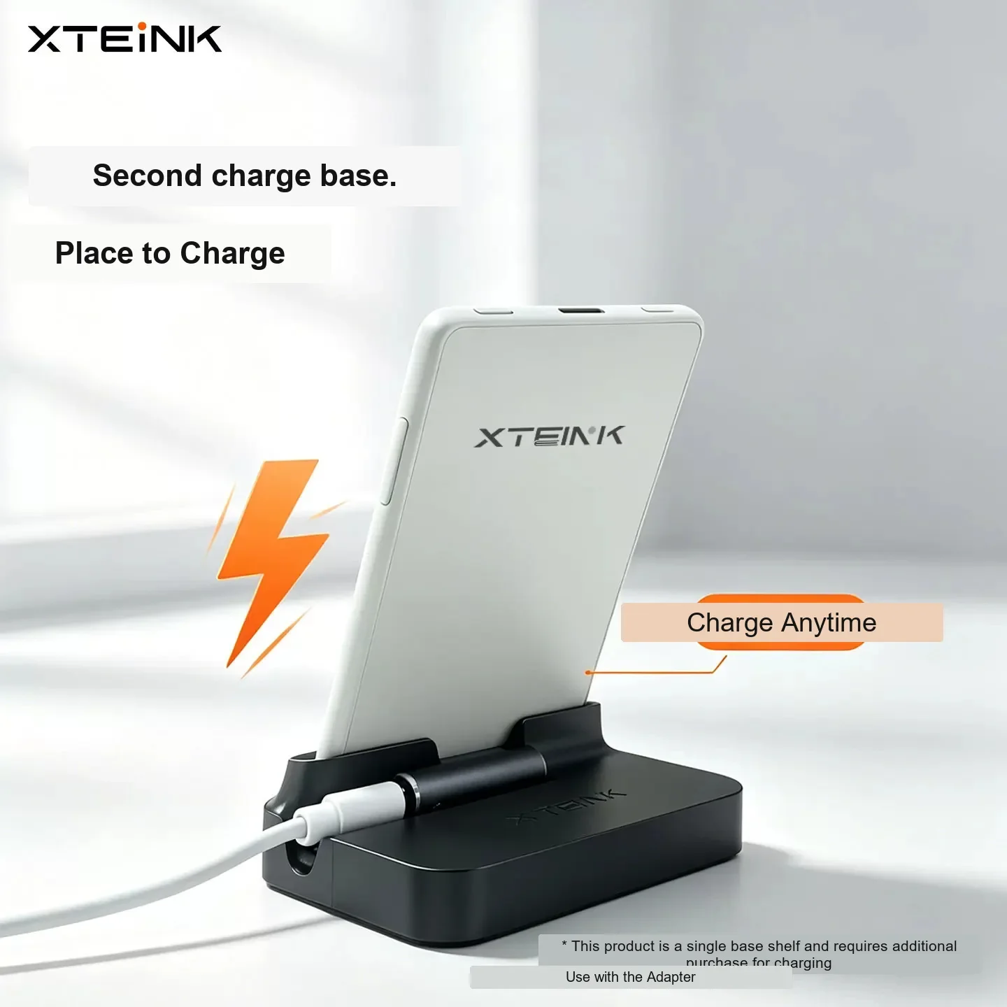 For XTEINK Magnetic Desktop Stand for X3 X4 X4 Pro E Ink Device Charging Base