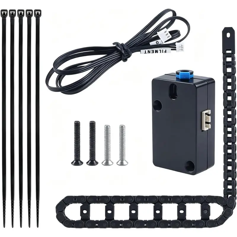 ABLN-Drag Chain And Filament Runout Sensor For K1 Max CNC Machine - Essential Upgrade