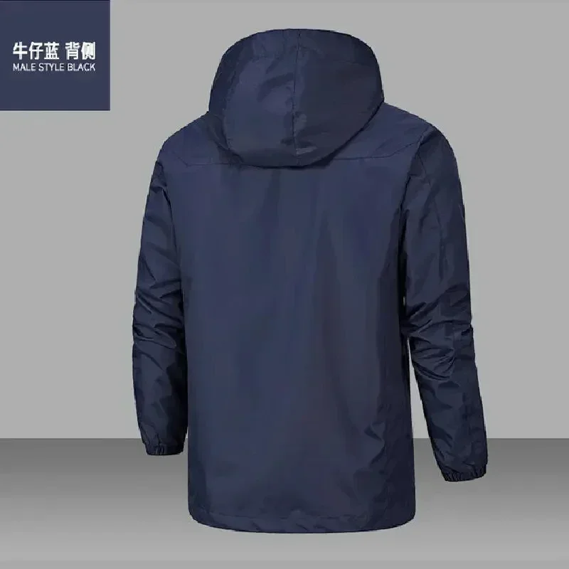 2025 Men's waterproof jacket, men's heat hunter, camouflage bomber jacket with hood, high-quality men's jacket