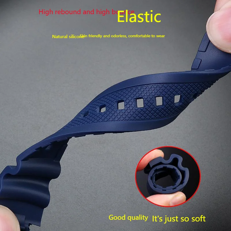 18mm silicone resin strap For Casio DW-291H/290 W-218H/219H AQ-S810W AEQ-110W AE1200/1300 Sport waterproof Watch band Wristband
