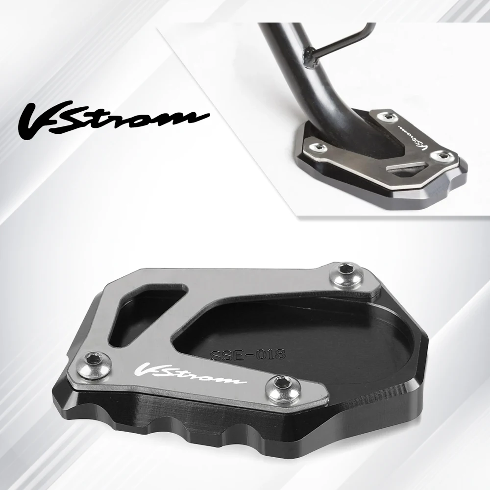 

For SUZUKI V-STROM 1000 V-strom 1050XT Vstrom 1050 XT 2014-2024 Kickstand Foot Side Stand Extension Enlarger Support Plate Pad