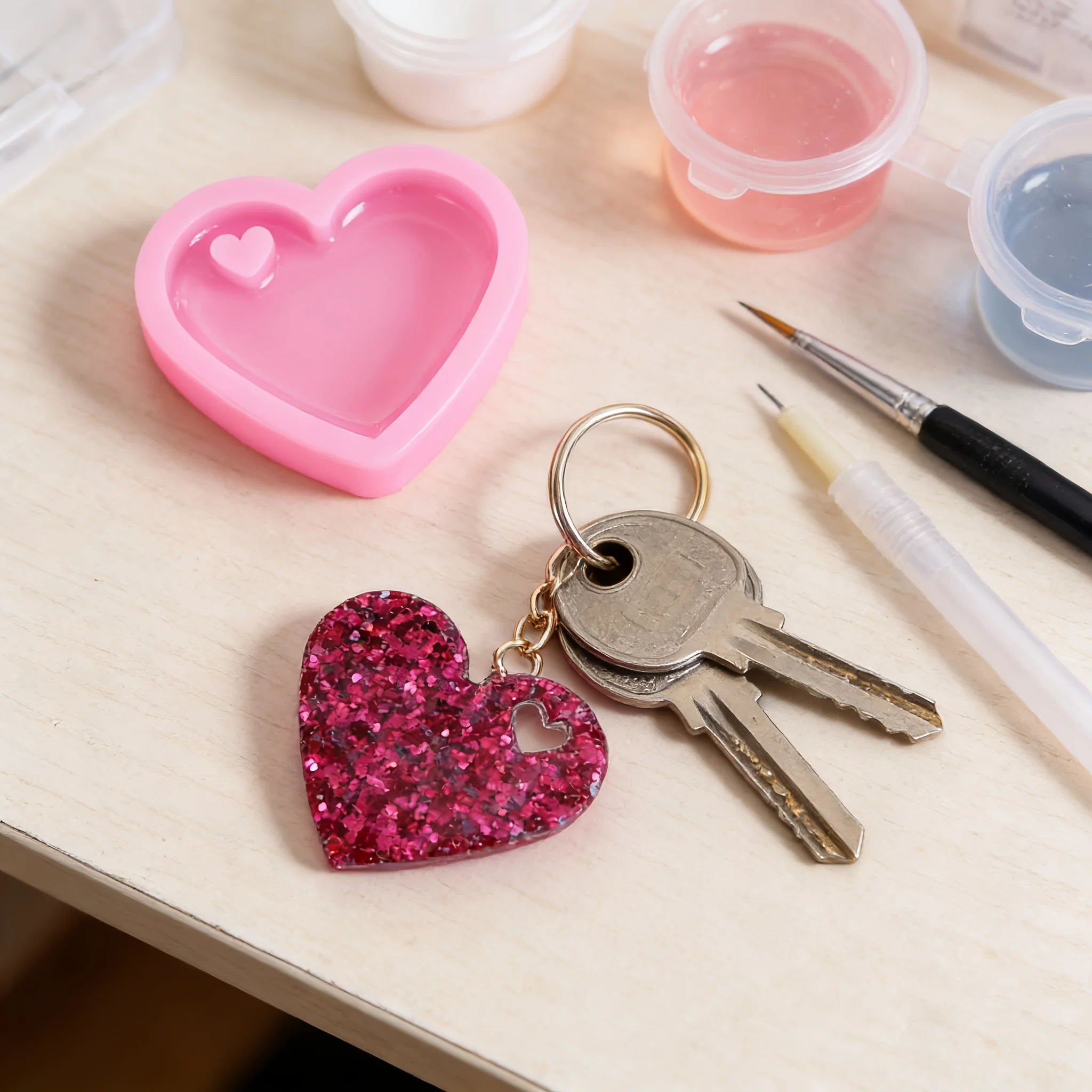 Hars siliconen mal 2 stuks, cr - Resin Art A Keychain recensie en prijs
