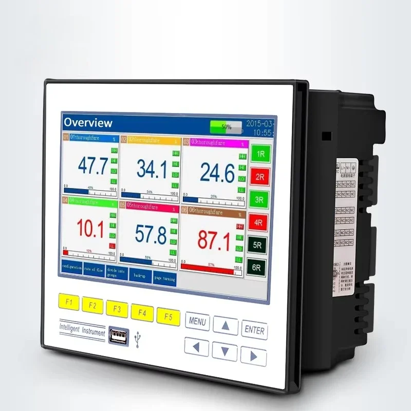 Analog chart recorder white