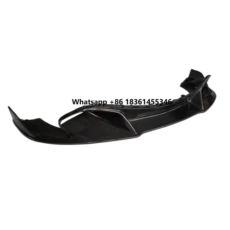 720s High-gloss Carbon Fiber V-style Front Lip Spoiler Rear Lip Rear Diffuser Side Skirt Tail