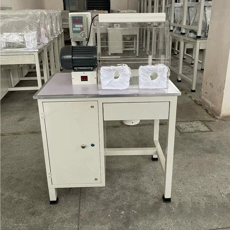 Electric sander with vacuum suction frequency conversion adjustable speed cloth wheel polishing machine
