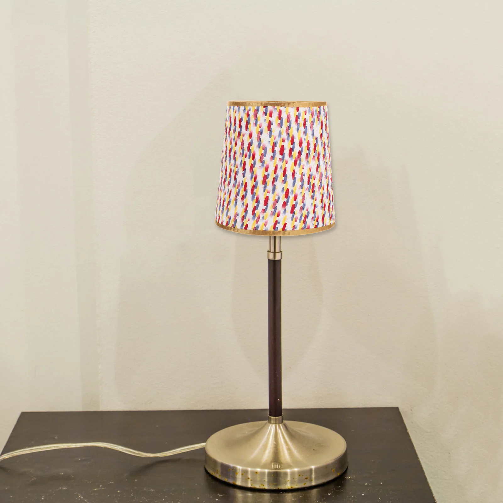 

Colorful Lampshade Woven Cone Fabric Shade For Table Floor Lamp Replacement Home Hotel Bedroom Study Library Decorative
