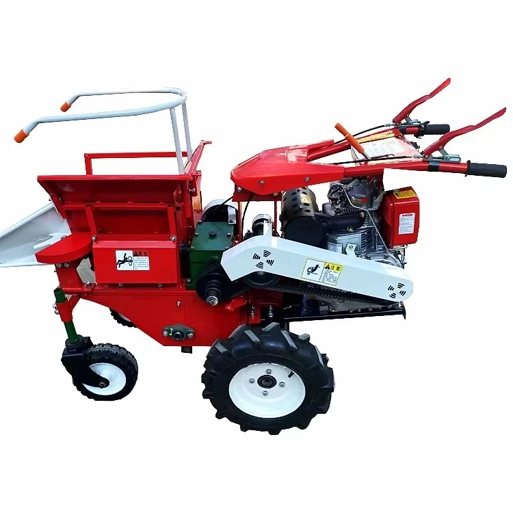 Farm Silage Maize Harvesting Machine Combine Harvester Corn Picking and Straw Crushing Machine