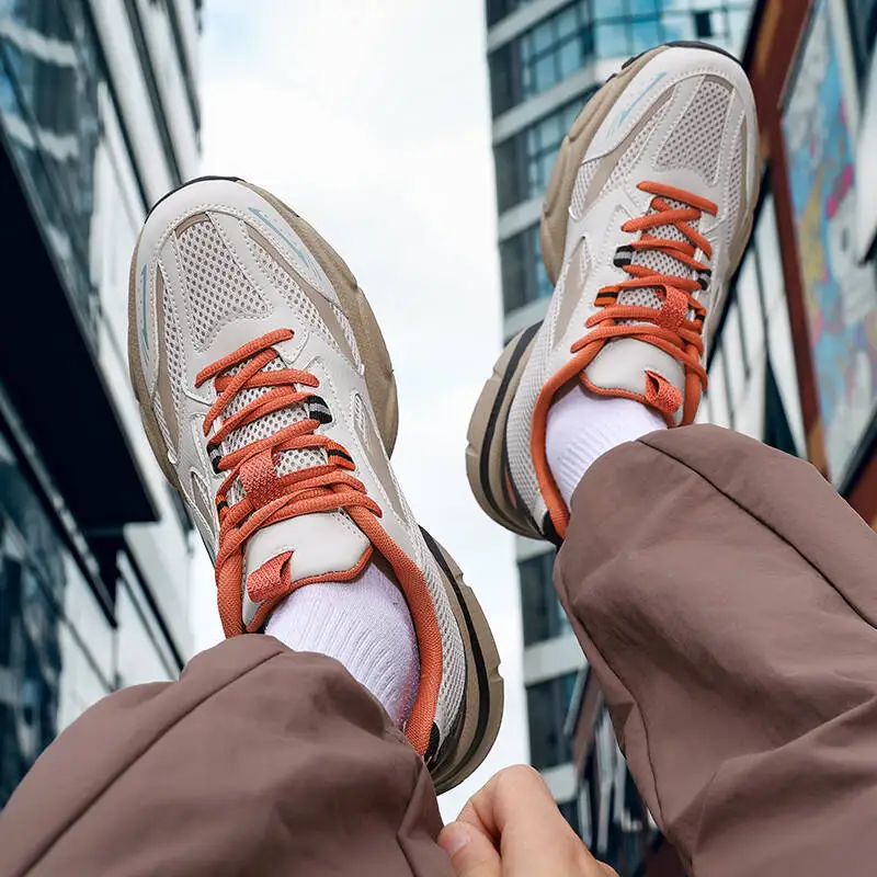 

Shoes Man 2026 Brand Casual Sneakers Male Lace-up Breathable Shoes High Quality Men Fashion Mens Shoes Thick Soft Soled Sneakers