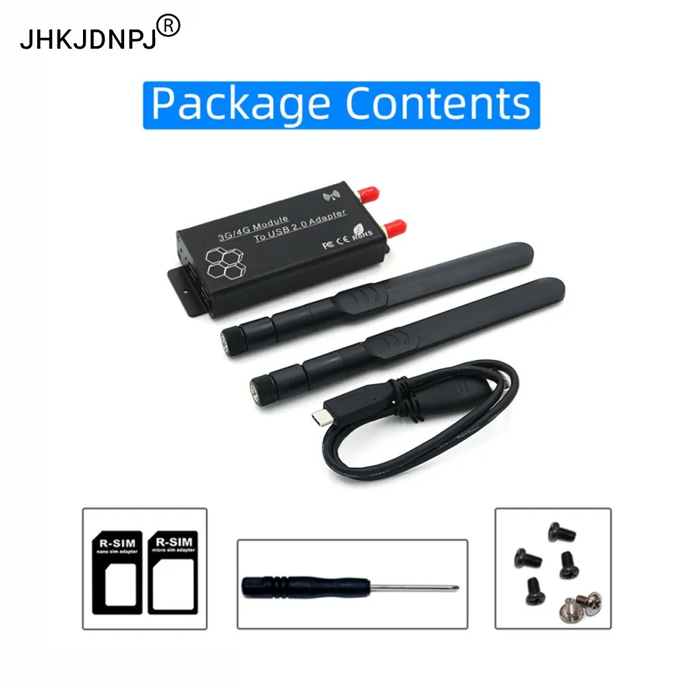 Mini PCI-E to USB 2.0(TYPE C) Adapter With SIM card Slot and Auxiliary Power for WWAN/LTE Module