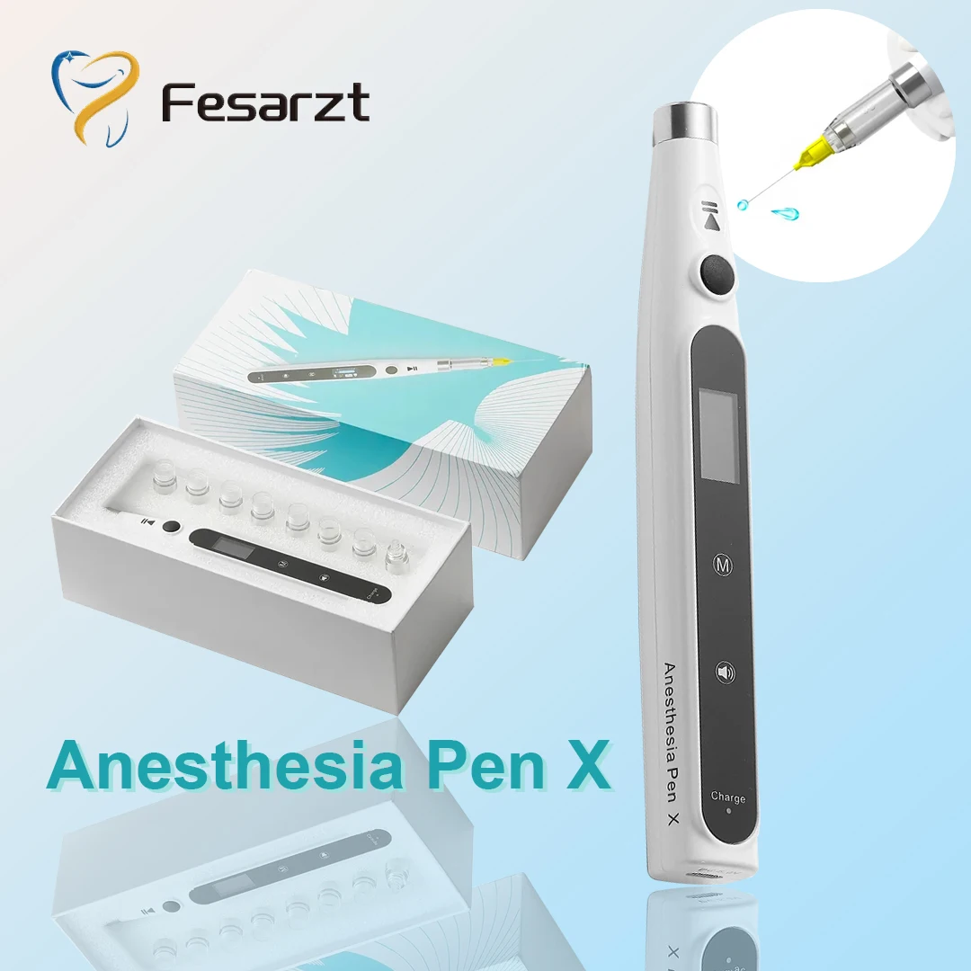 

Dental Oral Anesthesia Injector Portable Painless Wireless Local Anesthesia with Operable LCD Display Chargeable & Suction Back