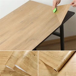 60/80cm adesivo in legno per mobili carta da parati per adesivi murali in PVC pareti fai da te porta impermeabile armadio da cucina armadio Decor Film