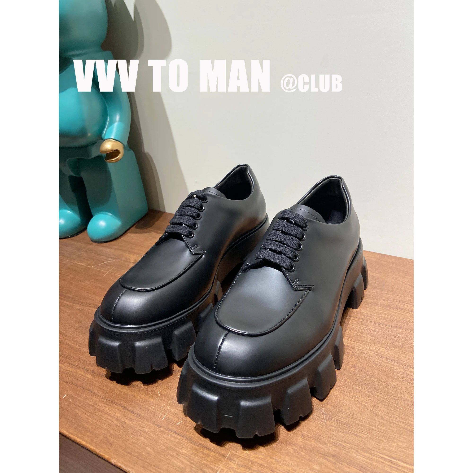 

Comfortable Thi Bot Heightening Men's Slip-On oes Briti Sle Leather Casual oes Easy to Wear Faionable