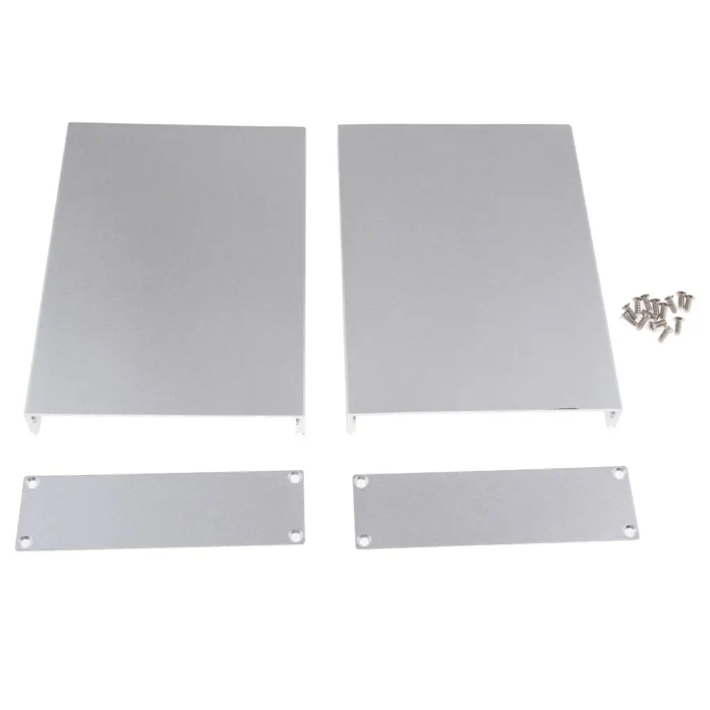 Metal Electronic Project Box DIY Assembly Custom Instrument Enclosure Power Junction Case for Electronics