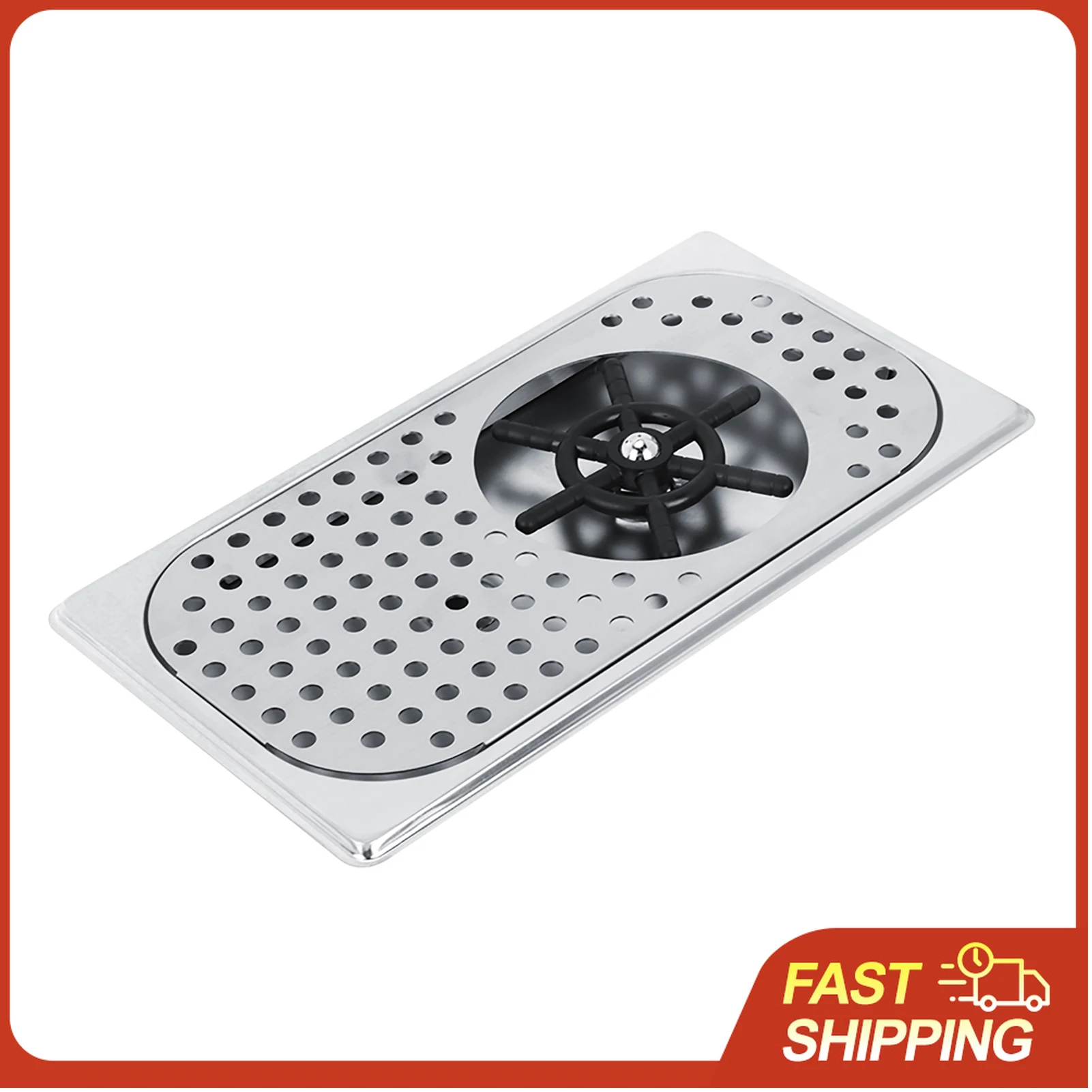 114mm 201 Edelstahl Tassenspüler mit G1/2 Zoll Gewinde für die Reinigung von Milchtee-Gläsern in Hotels, Cafés und für den Heimgebrauch