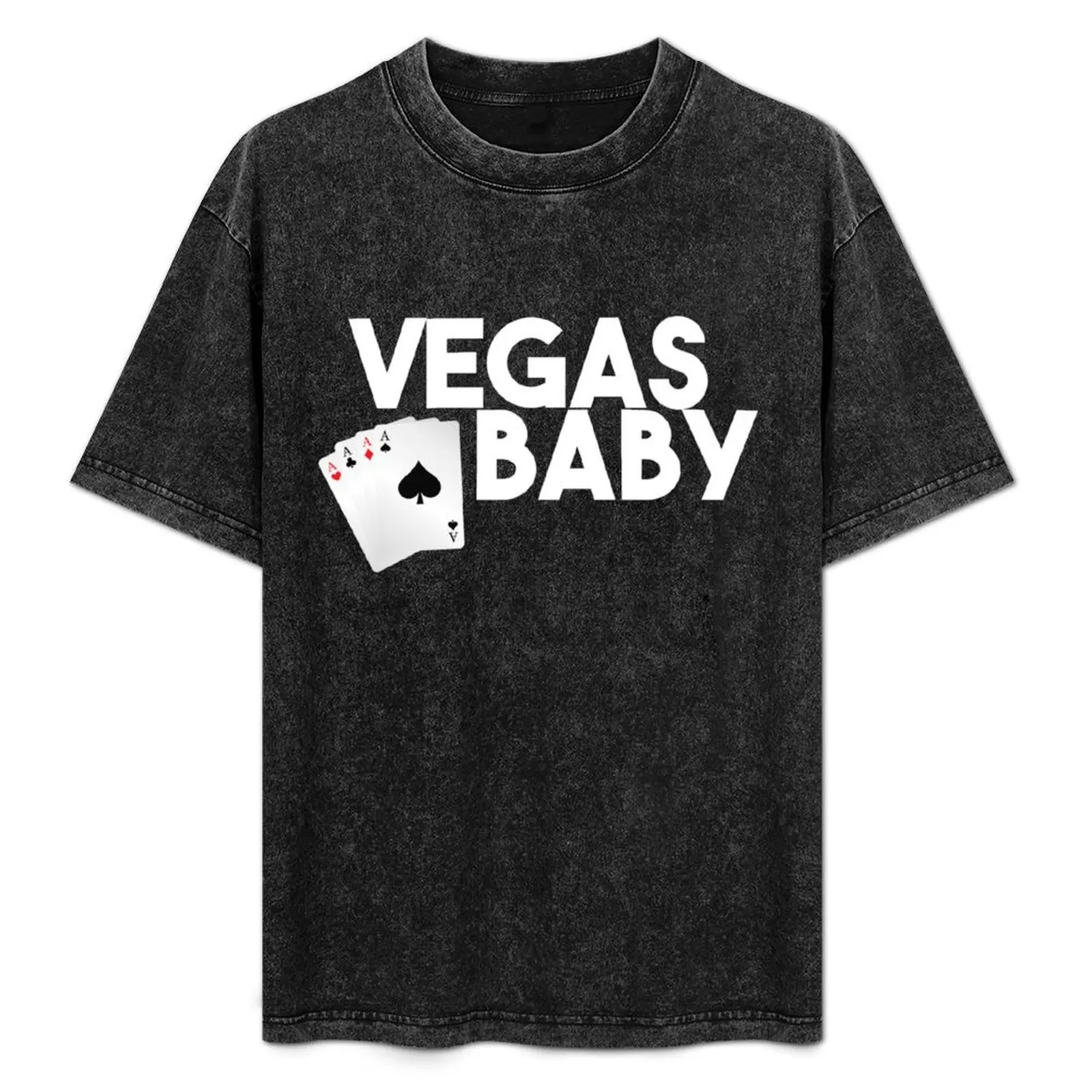 

Vegas Baby with Four of a Kind Aces T-Shirt Summer Holiday T-Shirt