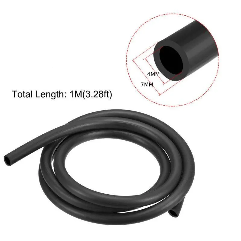 1M Black Fuel Line Hose NBR 5mm ID 8mm OD Diesel Petrol Water Hose Engine Pipe For Honda For Suzuki Motorcycle Accessories image 3