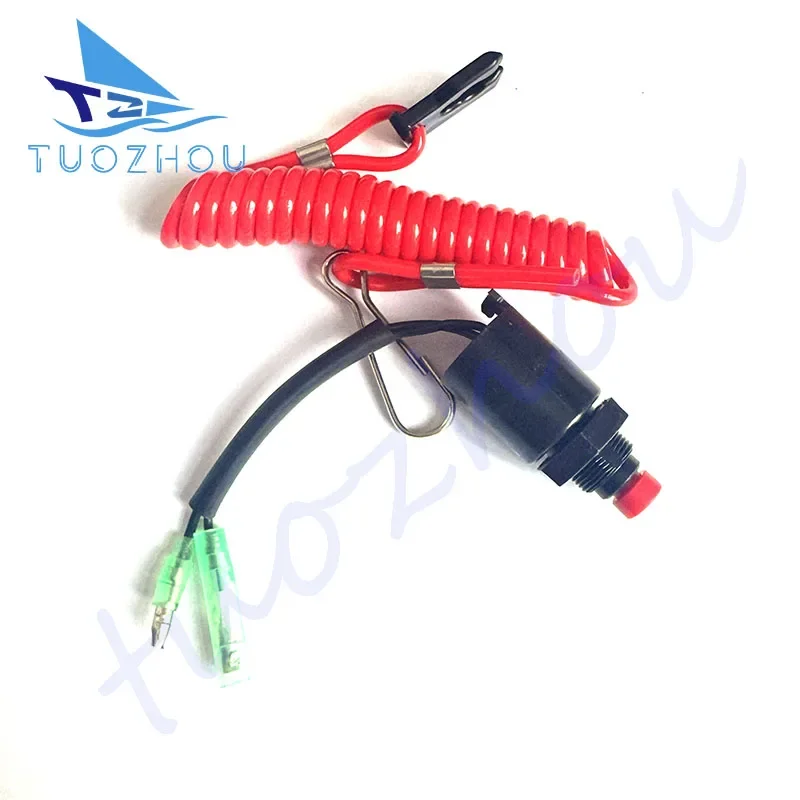 

36180-ZV5-013 Аварийный переключатель в сборе со шнурком для блока управления подвесным двигателем Honda F40-F150 Аксессуары для лодок