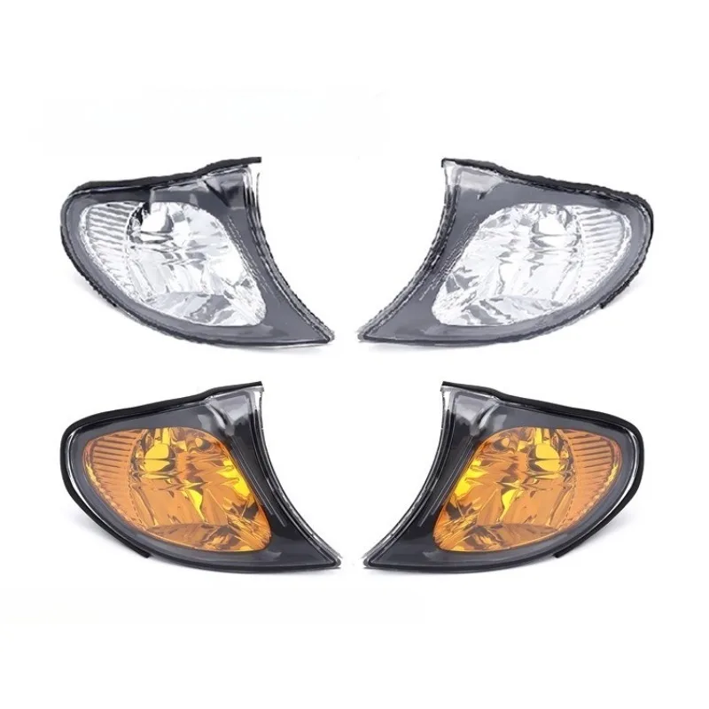 For BMW 3 Series E46 2002-2005 Front Corner Light Parking Turn Signal Light Indicator Light Clip-on Installation High Brightness