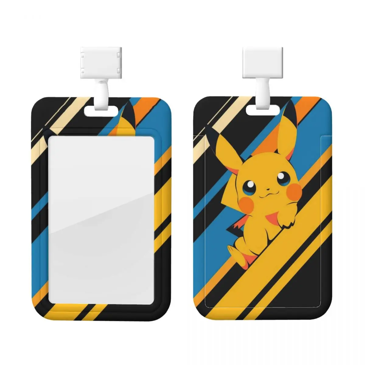 

Custom Neck Lanyard Card Holder Bikachus Card Badge Holder For Subway Bank Card Lanyard Credential Badge Holder for Factories