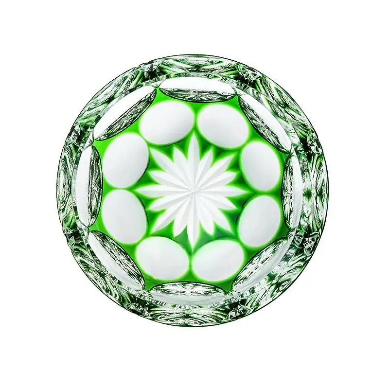 

Jade green crystal glass, small wine glass, hand-carved tea cup, Japanese sake, spirit cup