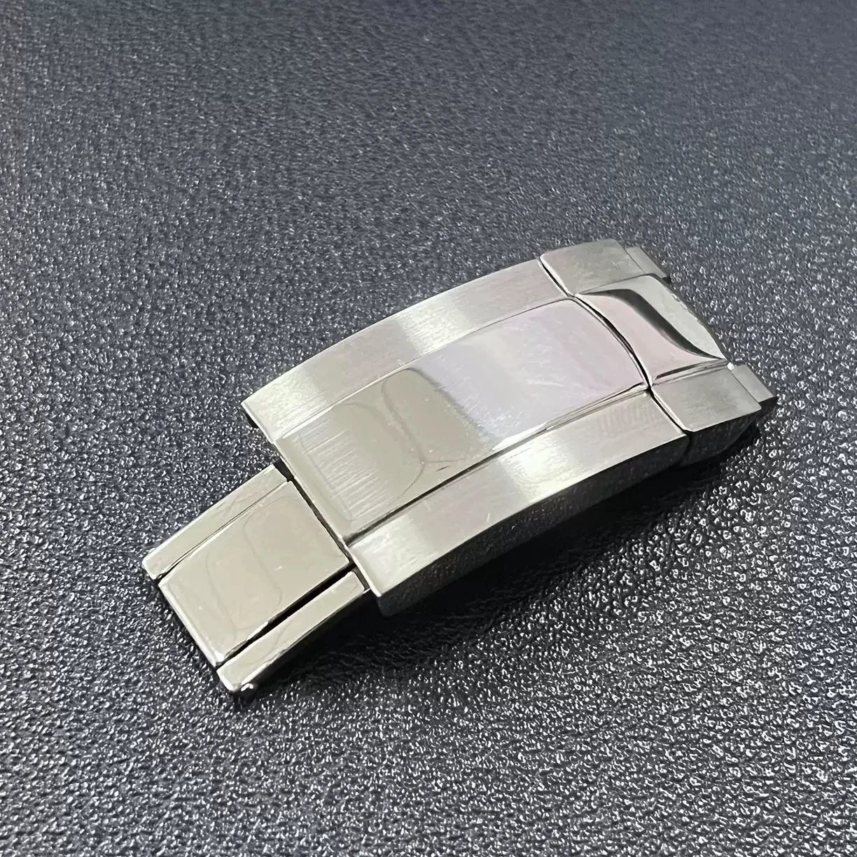 16*9mmSolid Stainless Steel Folding Buckle for Rolex Submariner Oysterflex Daytona GMT Watch Band Strap Deployment Clasp