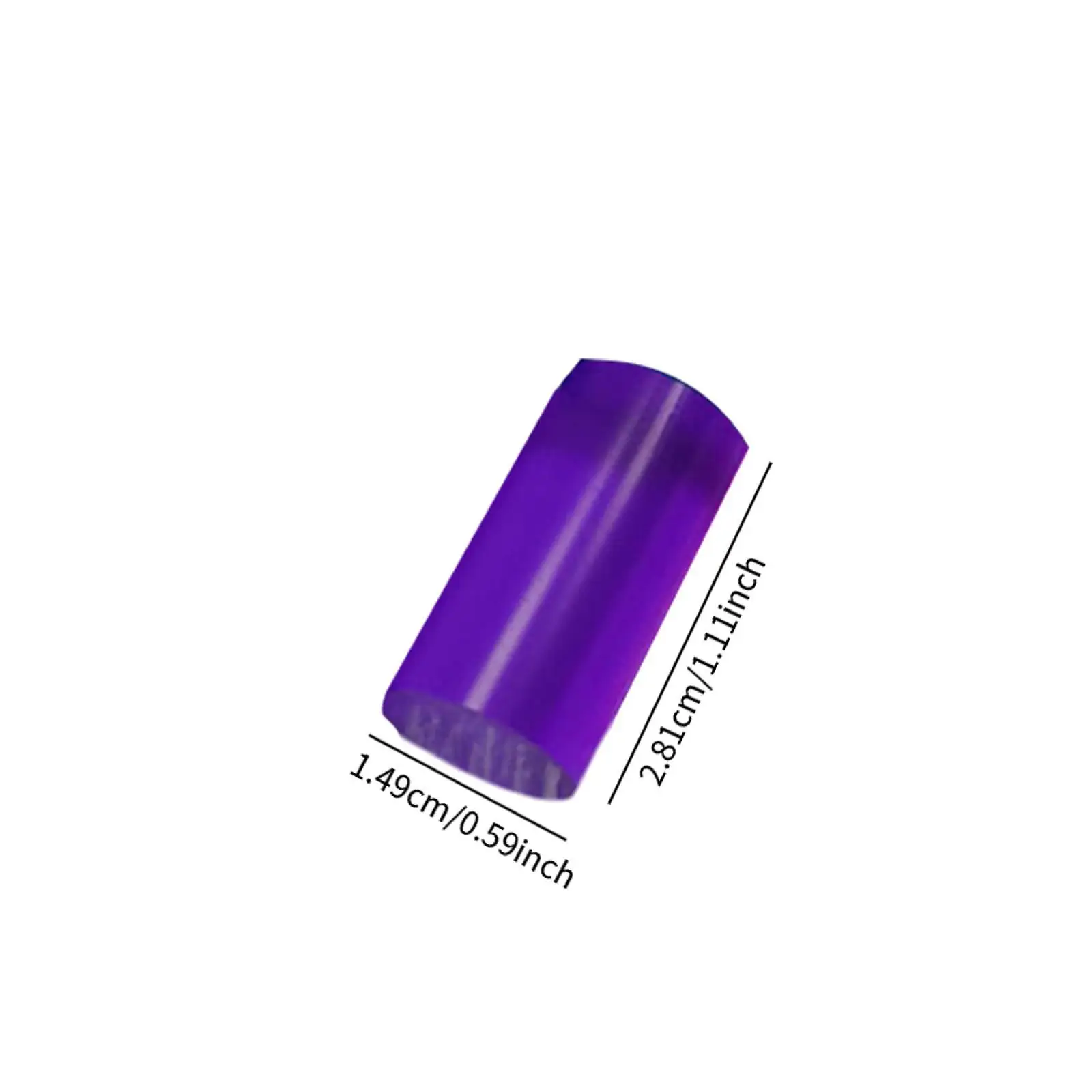 Acrylic Pool Cue Ferrule Durable Repair Sleeve Compact Portable Billiard Accessory for Cue Maintenance