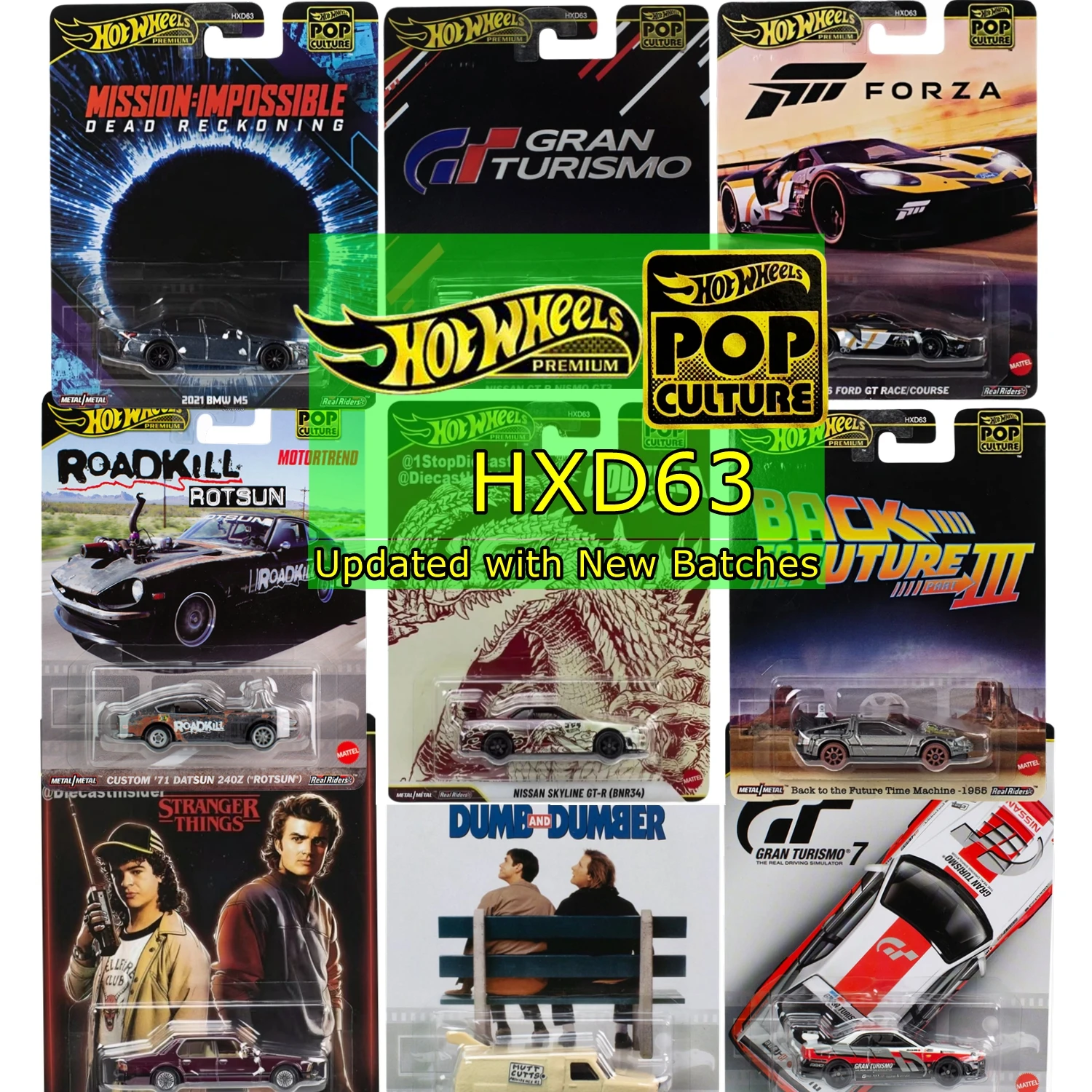 

Ассорти оригинальных Hot Wheels Премиум Поп-культура Металл 1/64 BMW Movie HotWheels Миниатюры Модель автомобиля Литая под давлением Модель автомобиля Hotweheel HXD63