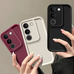 Für Vivo V30 Lite 4G Fall Vivo Y200E India Vivo V40 Wenn vivo T3 Fallkameras Schutz Anti -Fall -Schutzweichabdeckung 8 Hauptverkauf Indian Quilt - №8