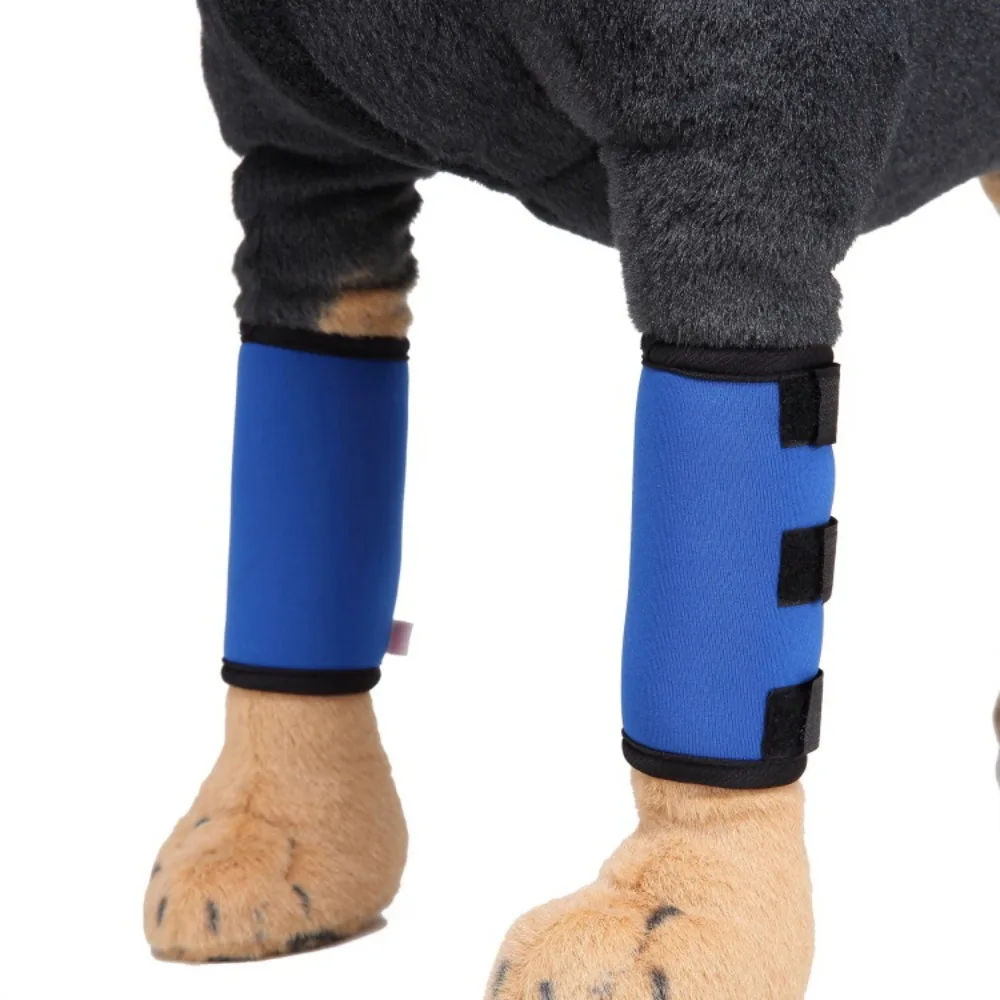 Dog Accessories Diving Material Soft Shockproof Dog Front Leg Brace Puppy Elbow Pad Pet Knee Pads Dog Leg Protective Cover